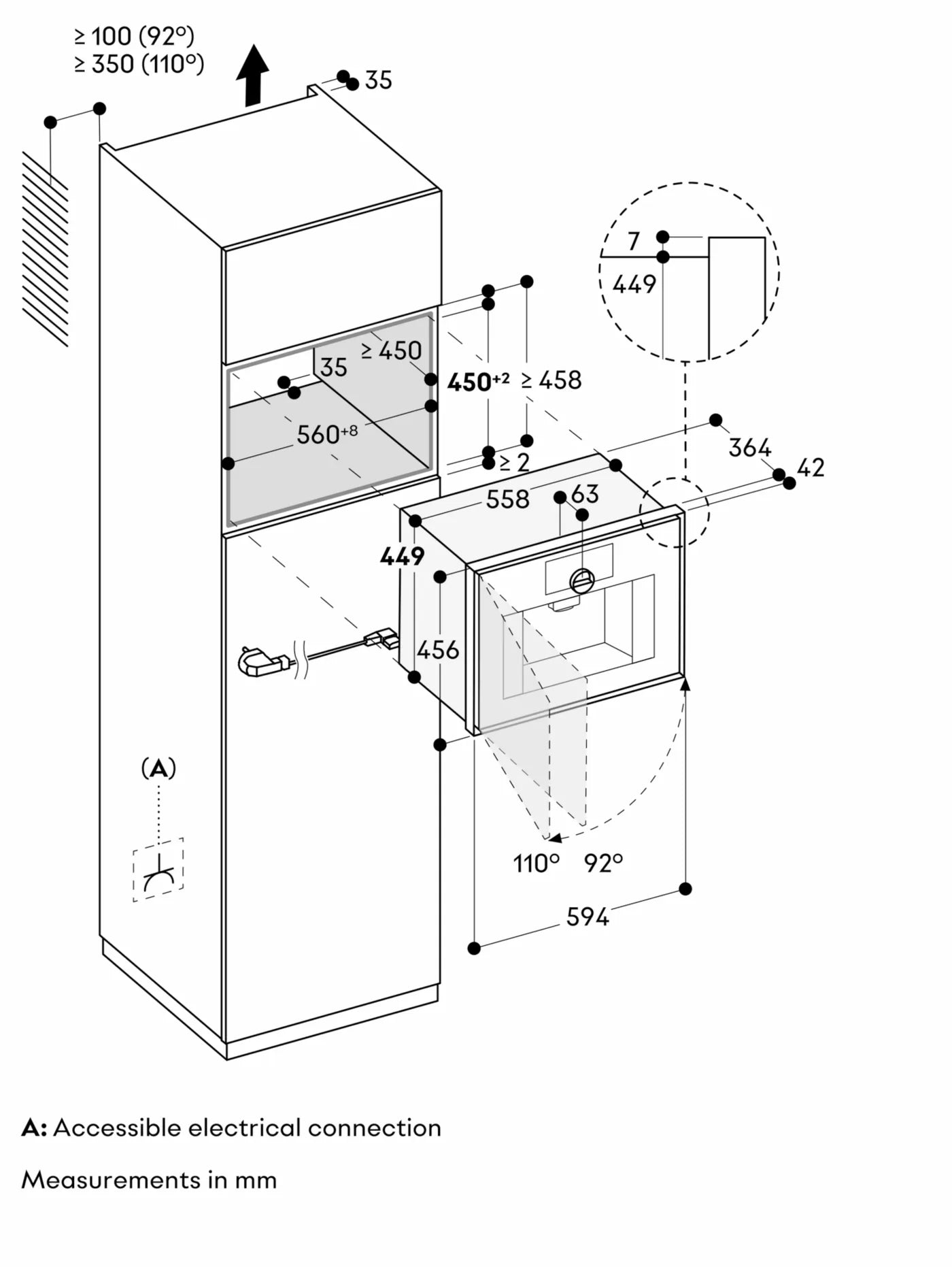 Gaggenau Expressive Series GC451120 60cm Stainless Steel Built-In Fully-Automatic Espresso Machine – Removable Water Tank