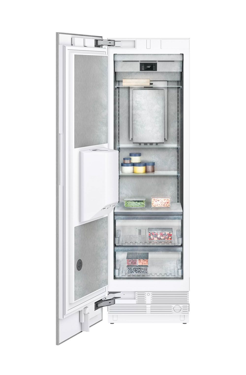 Gaggenau 400 series Vario soft close flat hinge Freezer 212.5 x 60.3cm - RF463307