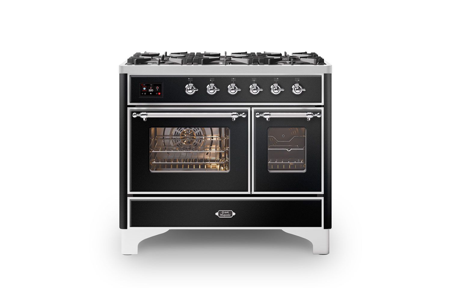 ILVE Majestic Milano 100cm 6 Burner Double Oven Dual Fuel