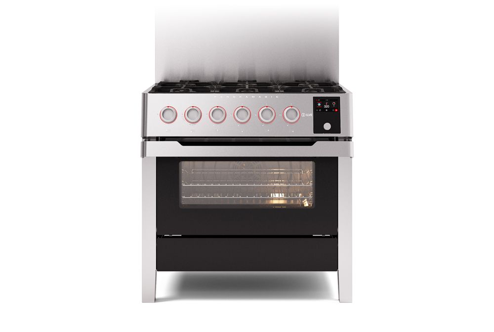 ILVE Panoramagic 90cm 6 Burner Range Cooker - PM096DS3