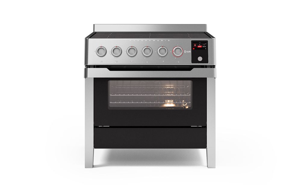 ILVE Panoramagic 90cm Induction Range Cooker - PMI09S3