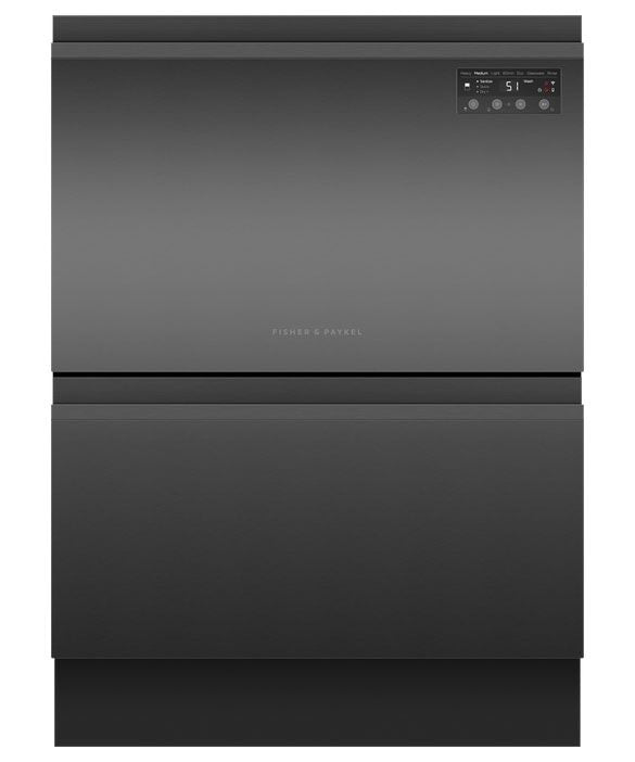 Fisher & Paykel Contemporary Double DishDrawer Dishwasher - DD60D2HNB9