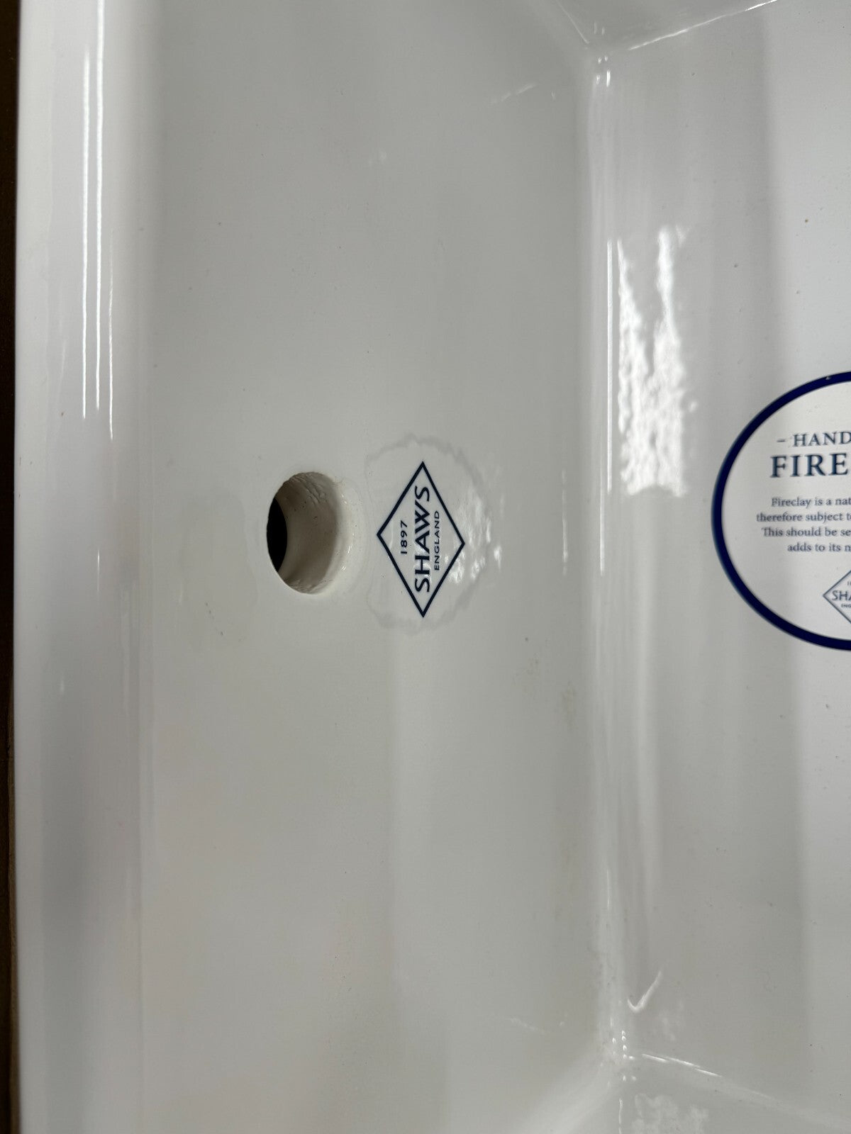 NEW Shaws Bradshaw SCBR900WH Double Bowl Ceramic white Kitchen Sink kohler BR603