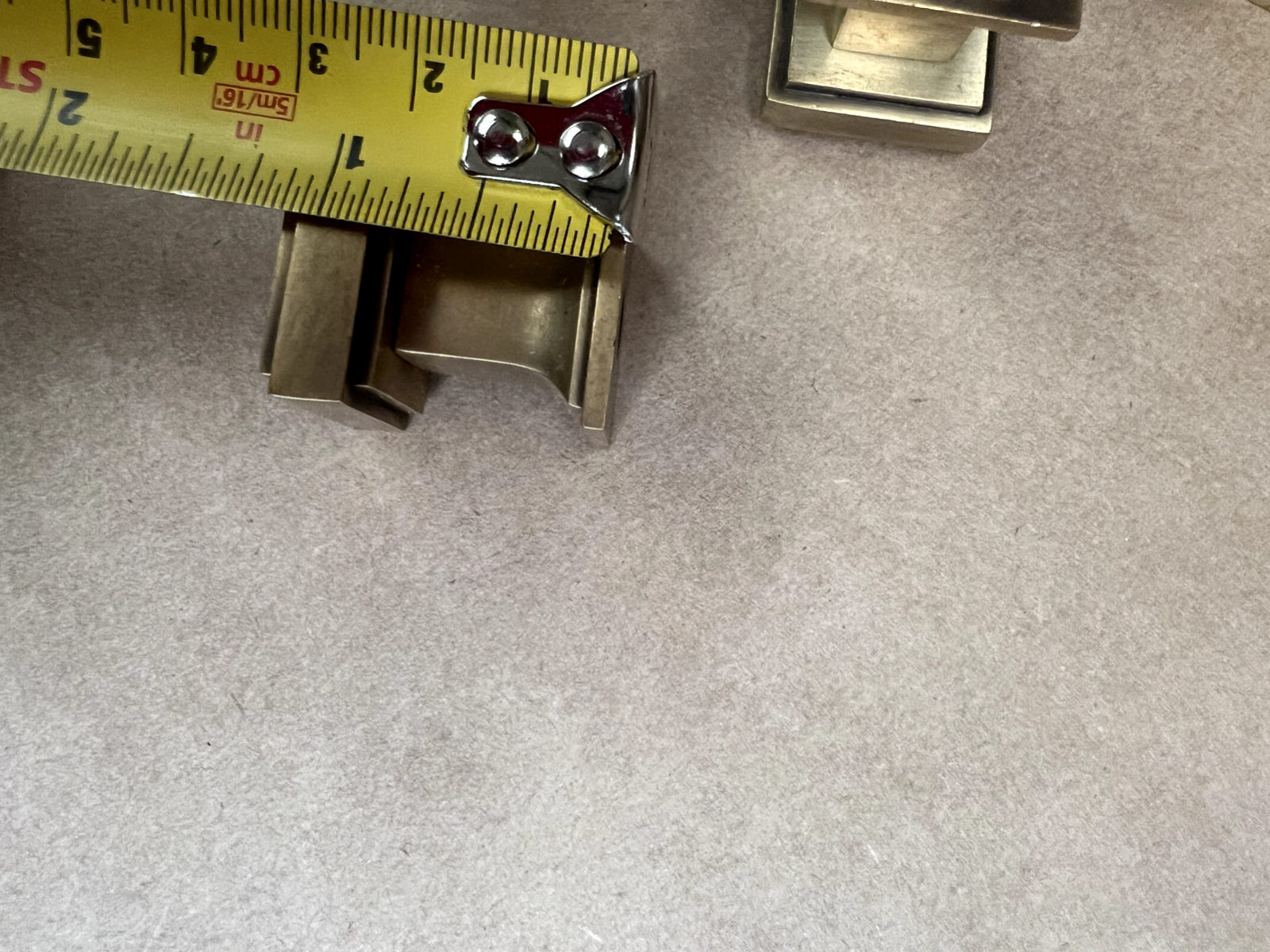 New Solid Brass Jefferson Cabinet Handle Knob 25mm kitchen Bathroom