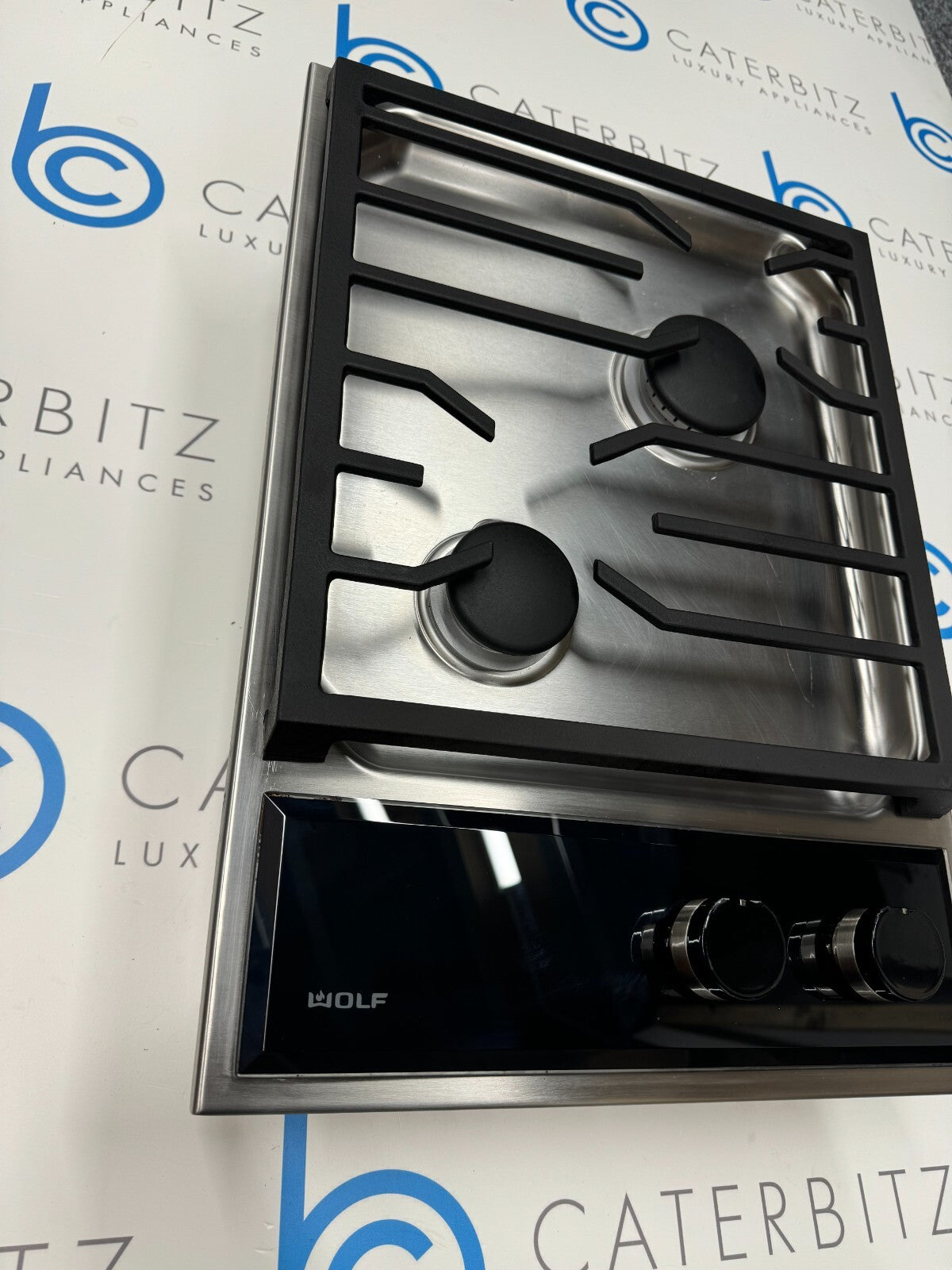 Ex Display WOLF ICBCG152TF/S 2 burner Gas Hob Cooktop Module Subzero BR275