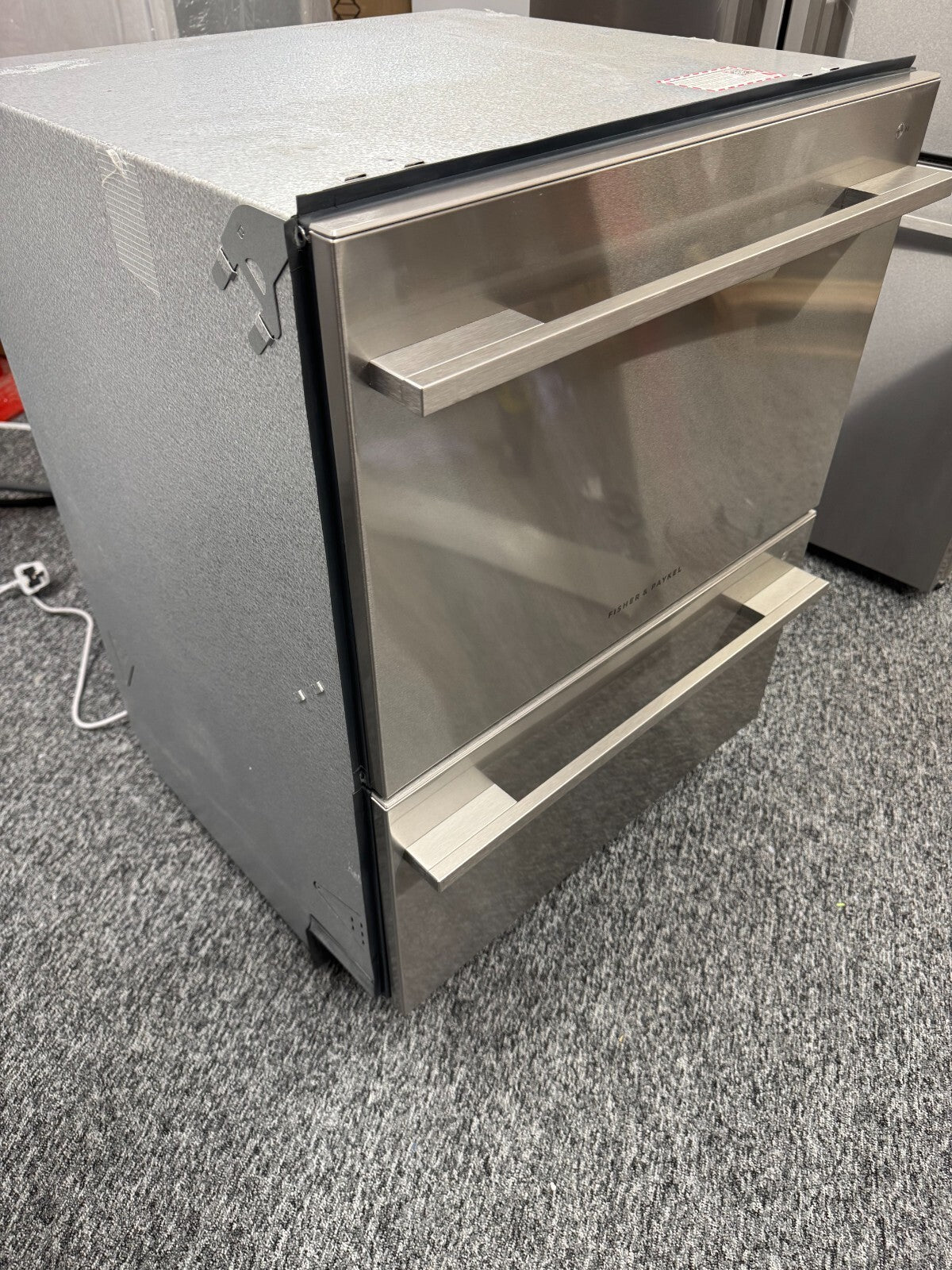 UNUSED Fisher & Paykel DD60DDFHX9 double drawer dishwasher silver BR2299