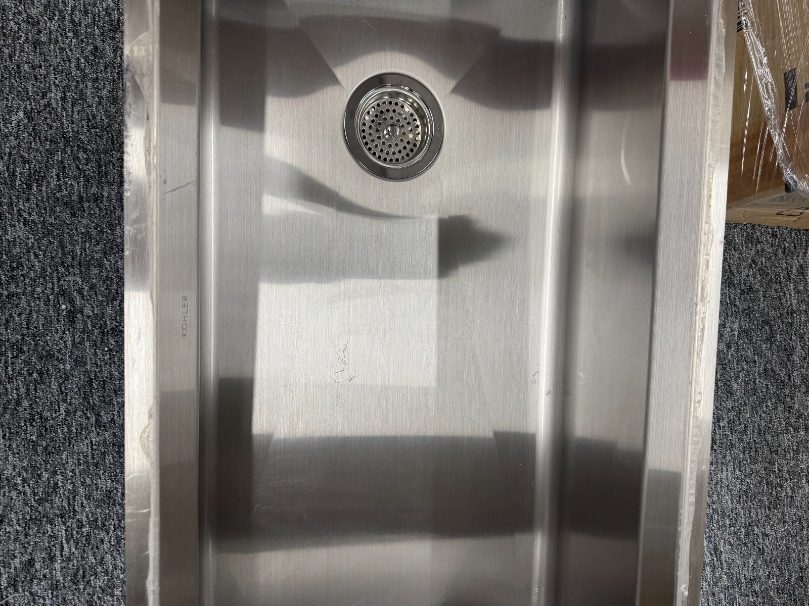 Ex Display Kohler K 3673 8 Degree Large Under mount Kitchen Sink basin BR2202