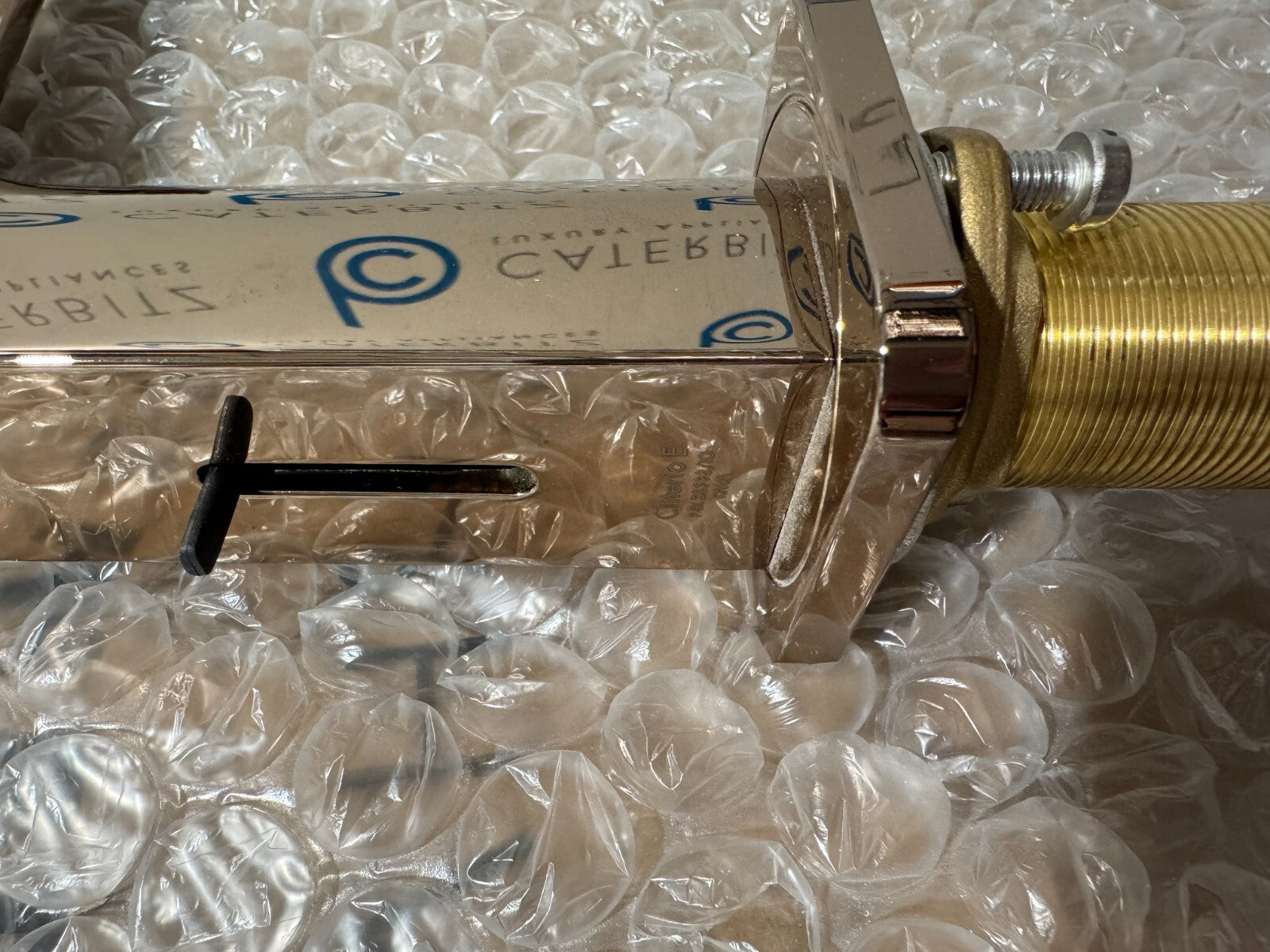 New AXOR Hansgrohe 36101300 Citterio E Basin Tap & Waste Red Gold BR968