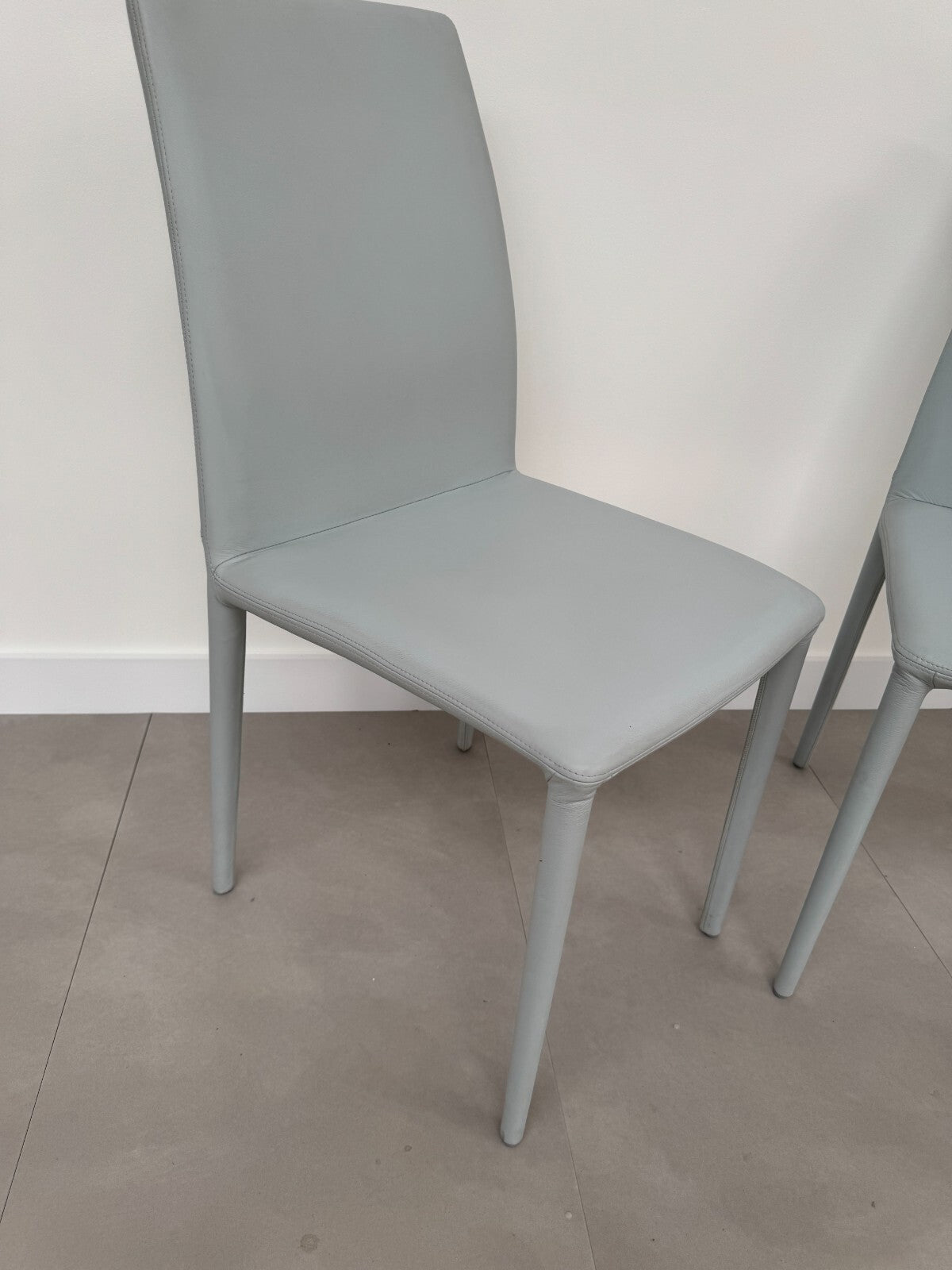 2 x Bonaldo Rest Filly Chairs seats Pale Sky Blue AX015