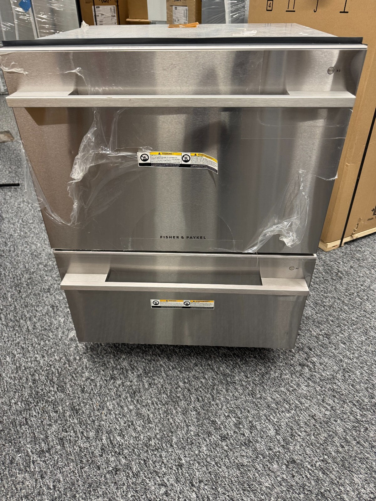 NEW Fisher & Paykel DD60DDFHX9 double drawer Dishwasher BR2300