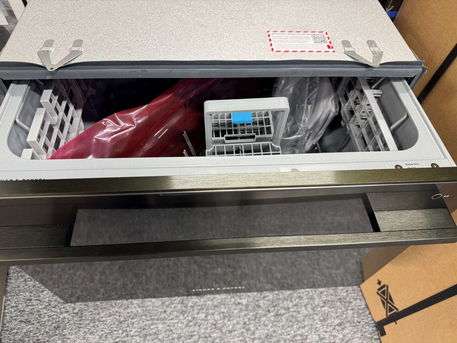 New Fisher & Paykel DD60DDFHB9 Black 60cm Dishwasher appliance BR2161