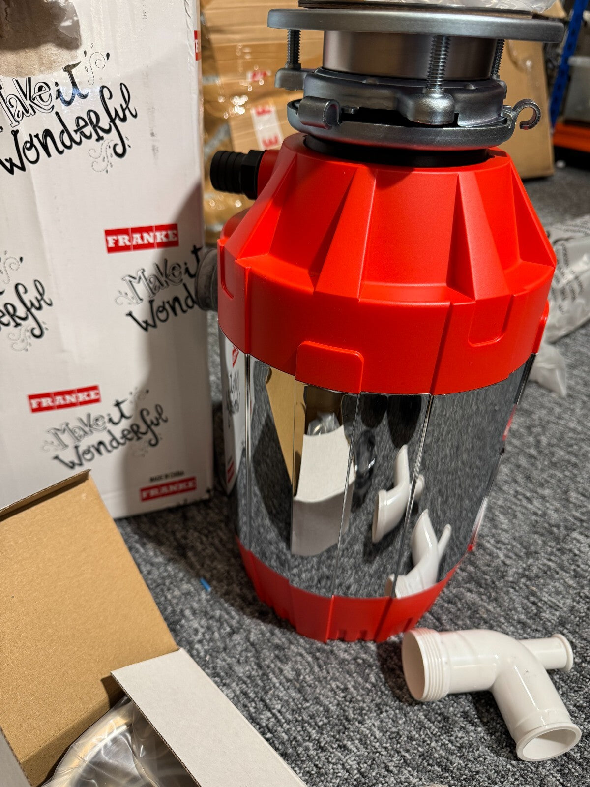 NEW Franke TE-125 Turbo Elite 1.25 Kitchen Sink Food Waste Disposal Unit BR2257