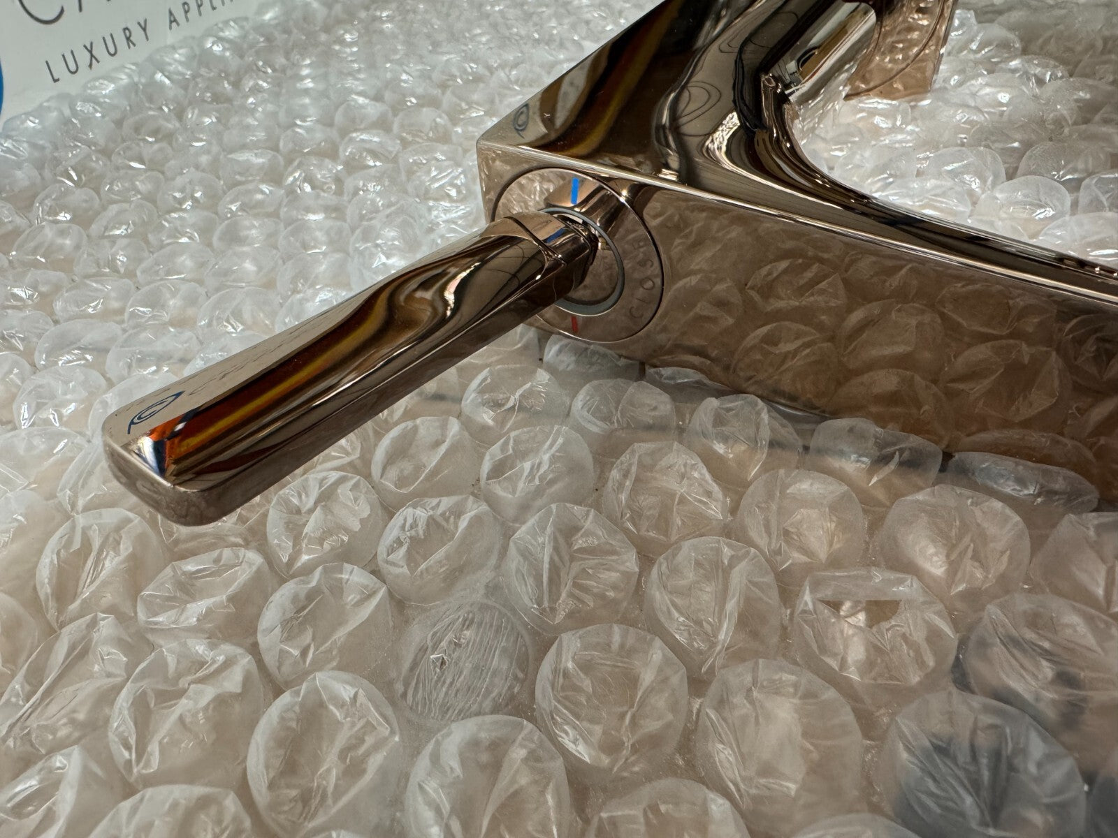 New AXOR Hansgrohe 36101300 Citterio E Basin Tap & Waste Red Gold BR968