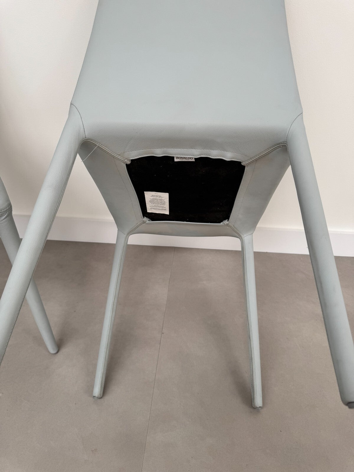 2 x Bonaldo Rest Filly Chairs seats Pale Sky Blue AX015