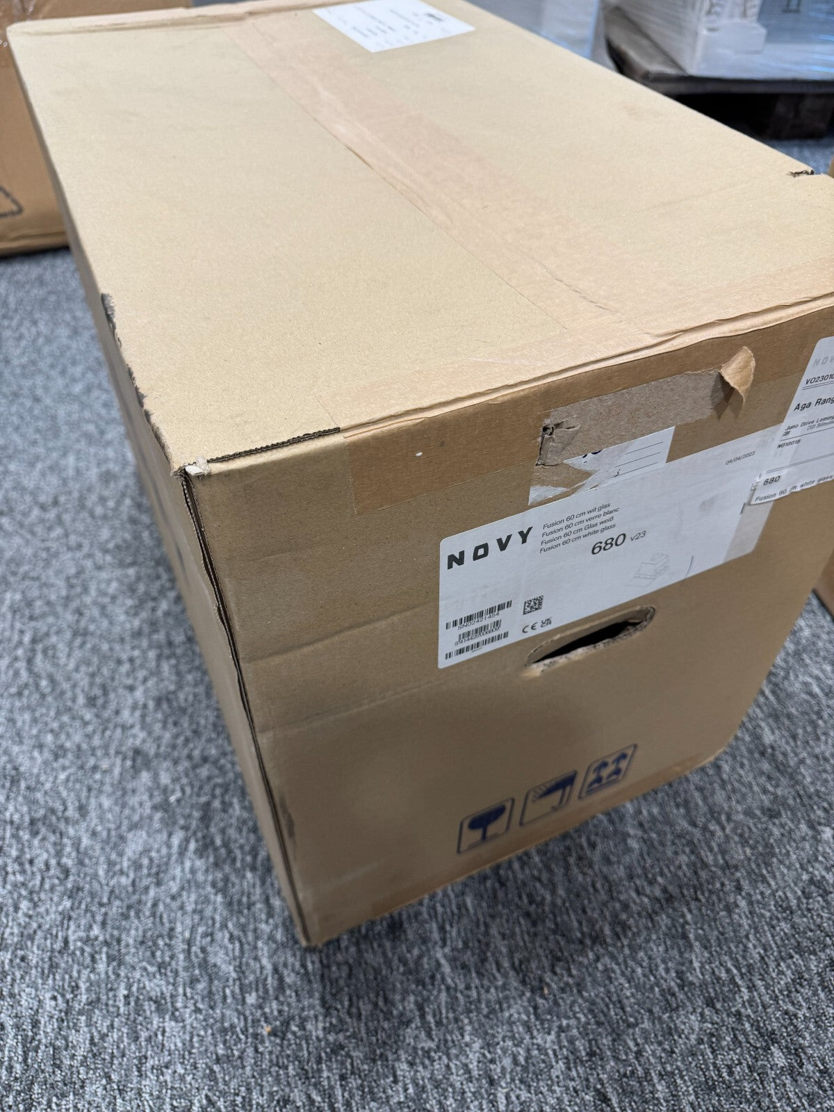 NEW Novy Built in 680 Fusion 60cm Telescopic Extractor Hood BR2007