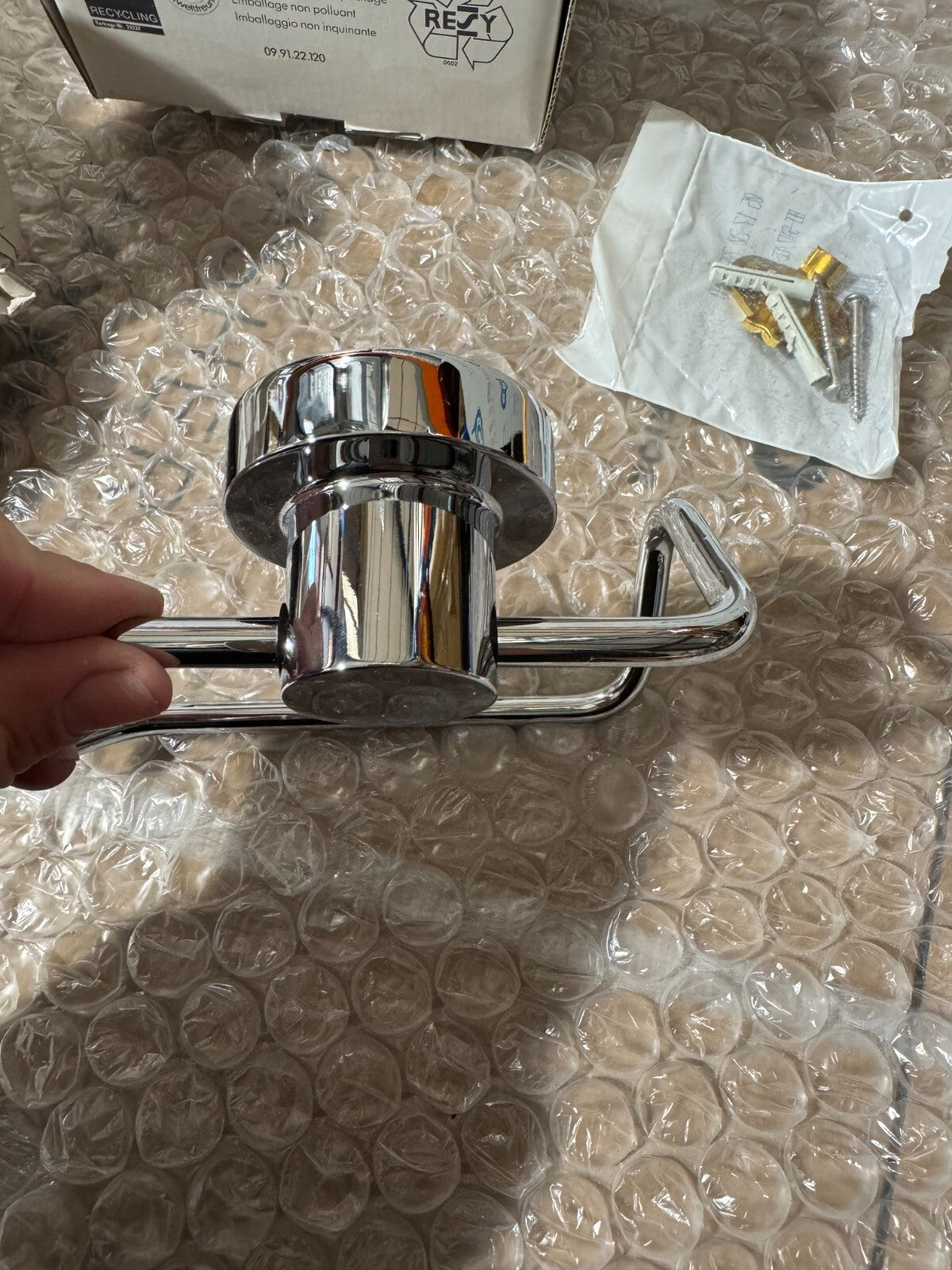 NEW Dornbracht TARA Tissue holder Toilet roll Chrome 83 500 892 00 Chrome BR911