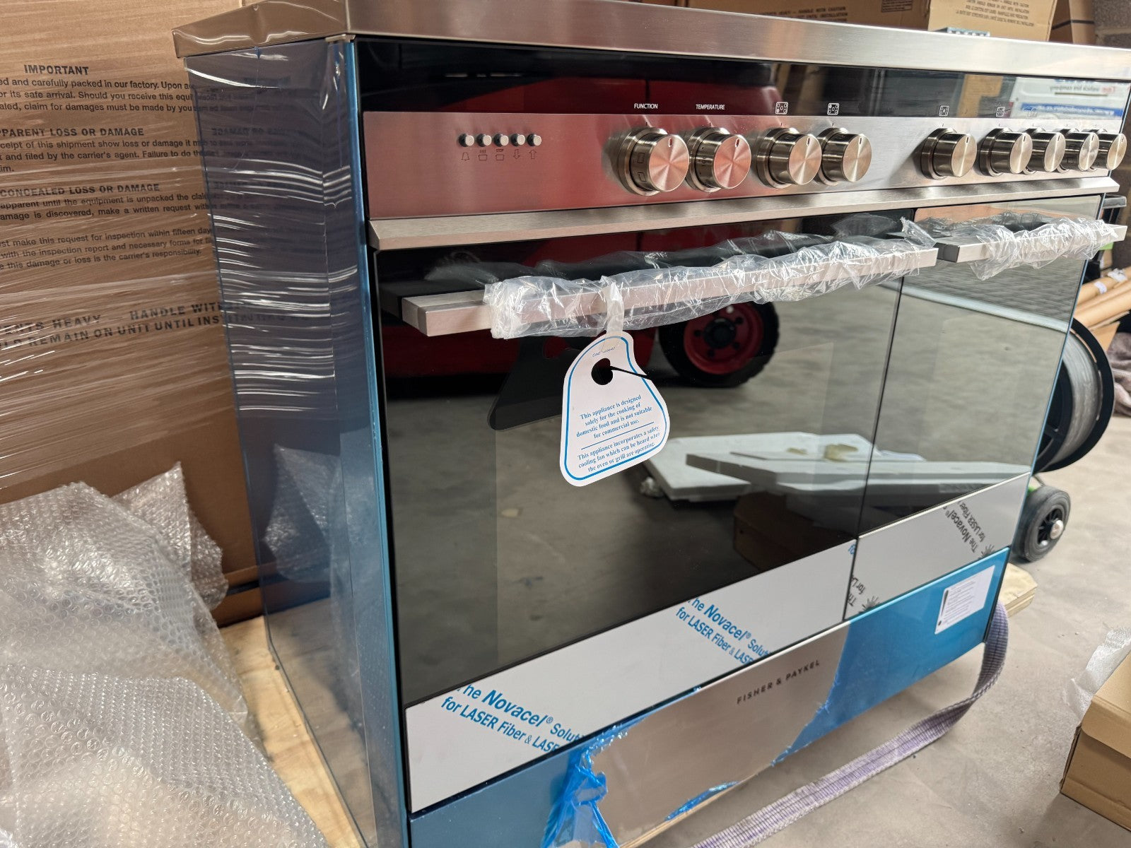 New Unused Fisher & Paykel OR90L7DBGFX1 90cm double Range Cooker Oven BR2351