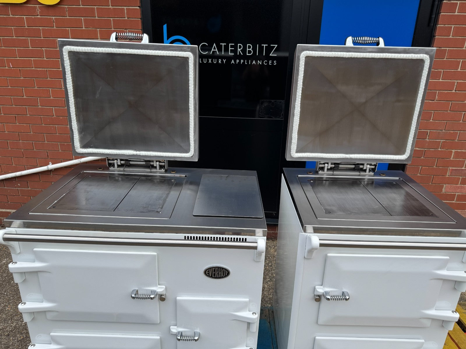 Everhot 150 + plus Electric Range Cooker Heat storage Oven White