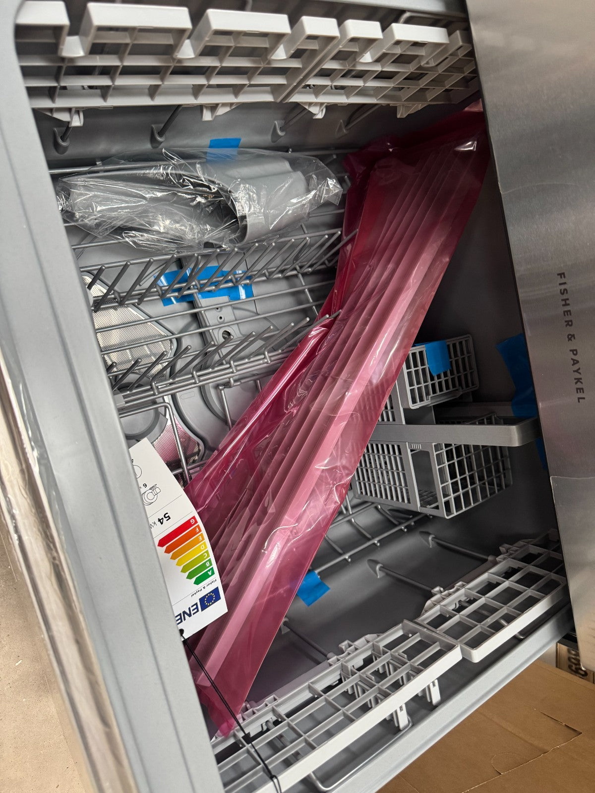 New UNUSED Fisher & Paykel DD60D2HNX9 Double drawer Dishwasher BR2353