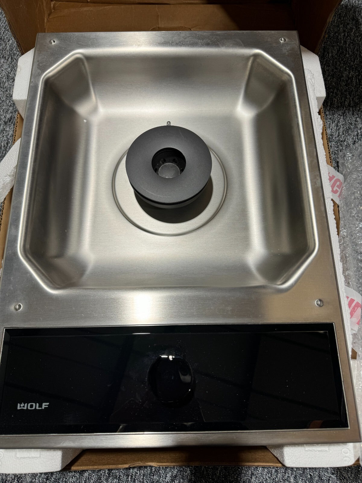 Ex Display UNUSED Wolf ICBMM15TF/S Gas Wok Module Burner Hob Cook top appliance