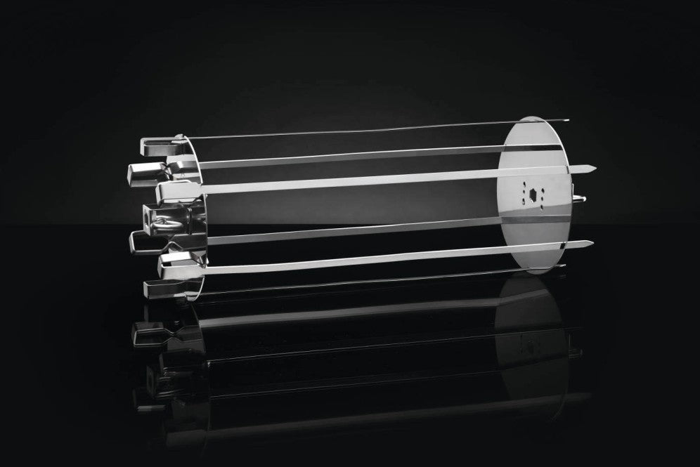 Napoleon Rotisserie Shish-Kebab Wheel | Rotisserie Skewer Set | Shish-Kebab Rotisserie Accessory | Stainless Steel Kebab Skewers | Caterbitz UK