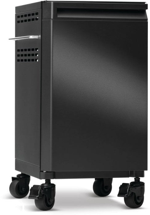 Napoleon Phantom Prestige Under Grill Storage | Matte Black | Full Set Left & Right Cabinets | Locking Caster Wheels | Towel Holder | BBQ Accessory