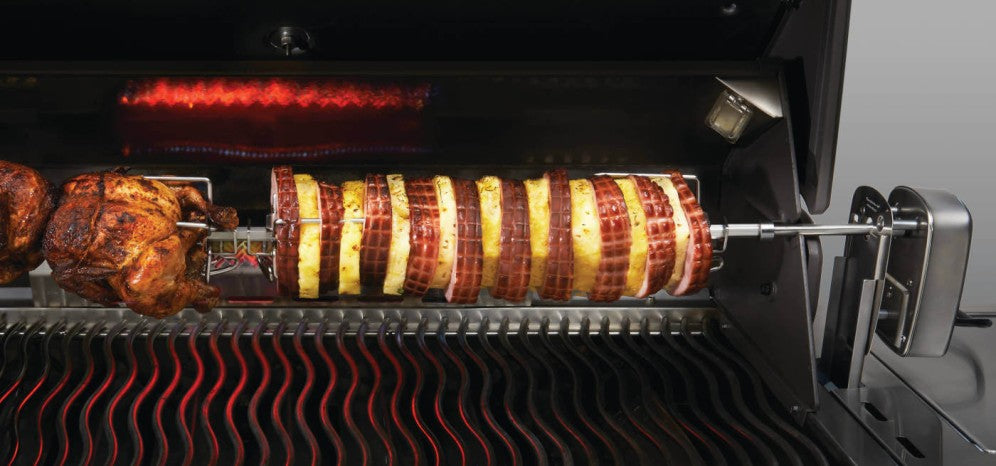 Commercial Rotisserie Kit Extra Large Grills | Napoleon Rotisserie Kit | Stainless Steel Spit Rod | LEX 605 Rotisserie | LEX 730 Rotisserie | Caterbitz UK
