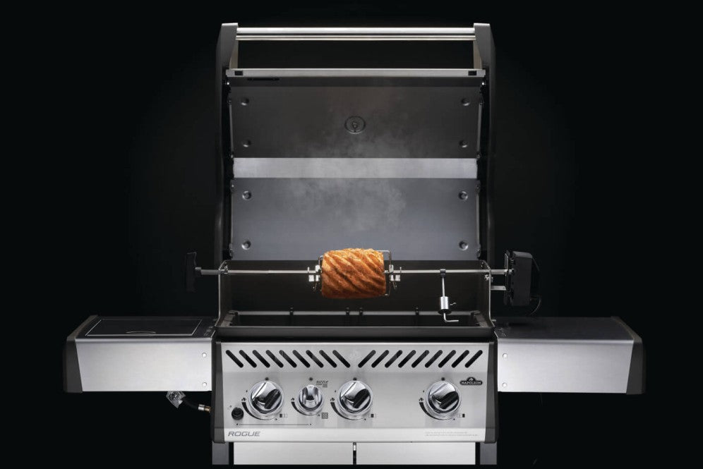 Heavy Duty Rotisserie Kit | Stainless Steel Spit Rod | Grill Rotisserie Kit | BBQ Rotisserie Motor | Grill Accessory UK | Caterbitz