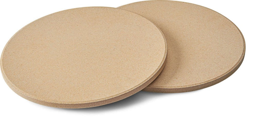 Napoleon 10-Inch Personal Pizza Stone Set | Porous Pizza & Baking Stone | TravelQ™ Compatible | Crispy Pizza Baking UK | Caterbitz