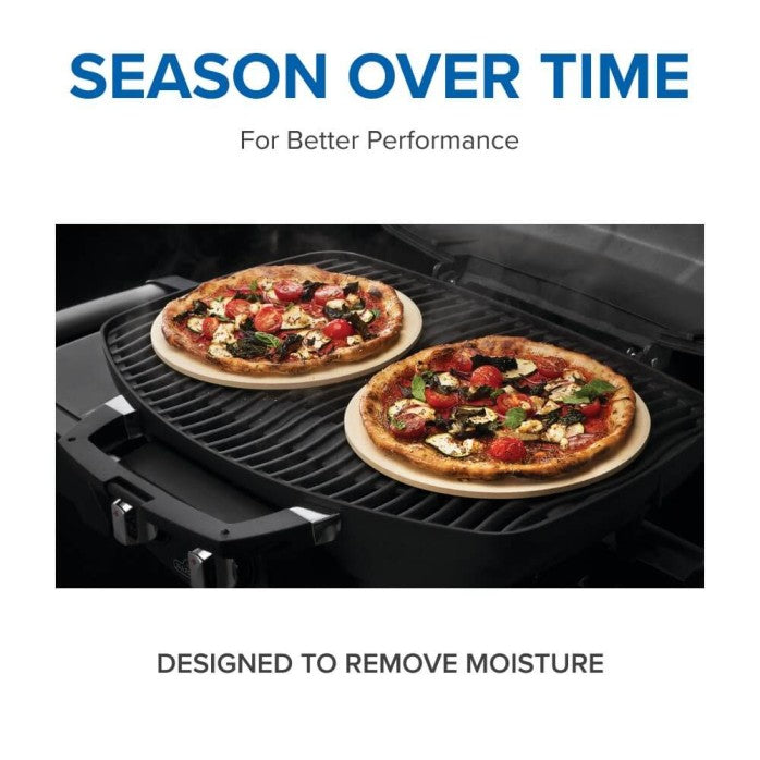 Napoleon 10-Inch Personal Pizza Stone Set | Porous Pizza & Baking Stone | TravelQ™ Compatible | Crispy Pizza Baking UK | Caterbitz