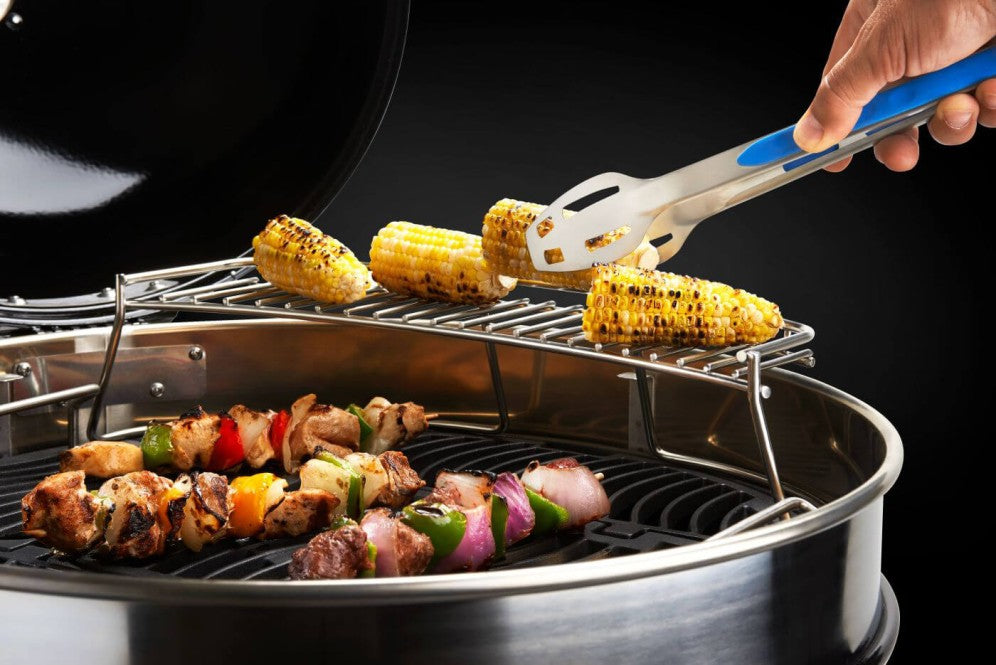 Warming Rack for Kettle Grill | Stainless Steel Grill Rack | Extra Cooking Space | Kettle Grill Accessory | Napoleon BBQ Rack | Caterbitz UK