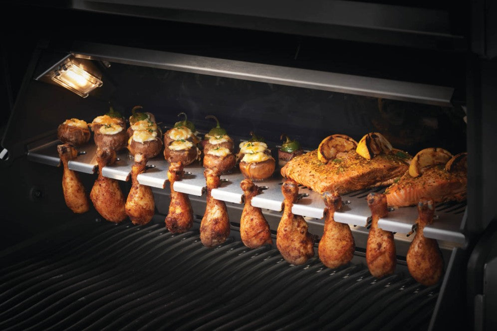 Napoleon Multifunctional Warming Rack | Prestige® PRO 500 / 825 Compatible | Stainless Steel Grilling Rack | Warming Station for Appetizers UK | Caterbitz