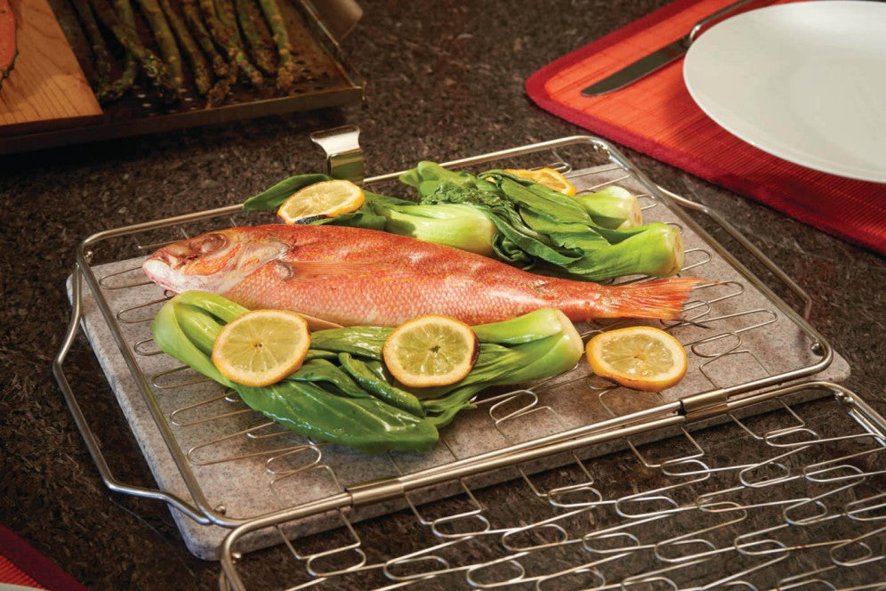 Napoleon Healthy Choice Starter Kit | Stainless Steel Skewers | Flexible Grill Basket | Multifunctional Topper | Healthy Grilling | Caterbitz UK