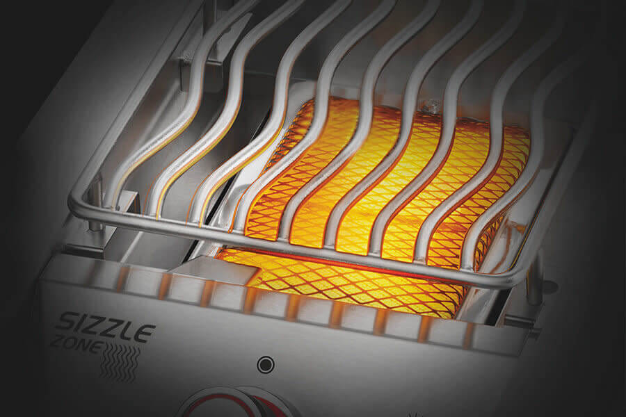 Drop-in 700 Series Single Infrared Burner | SIZZLE ZONE Burner | High Heat Searing | WAVE Cooking Grids | JETFIRE Ignition | Caterbitz UK