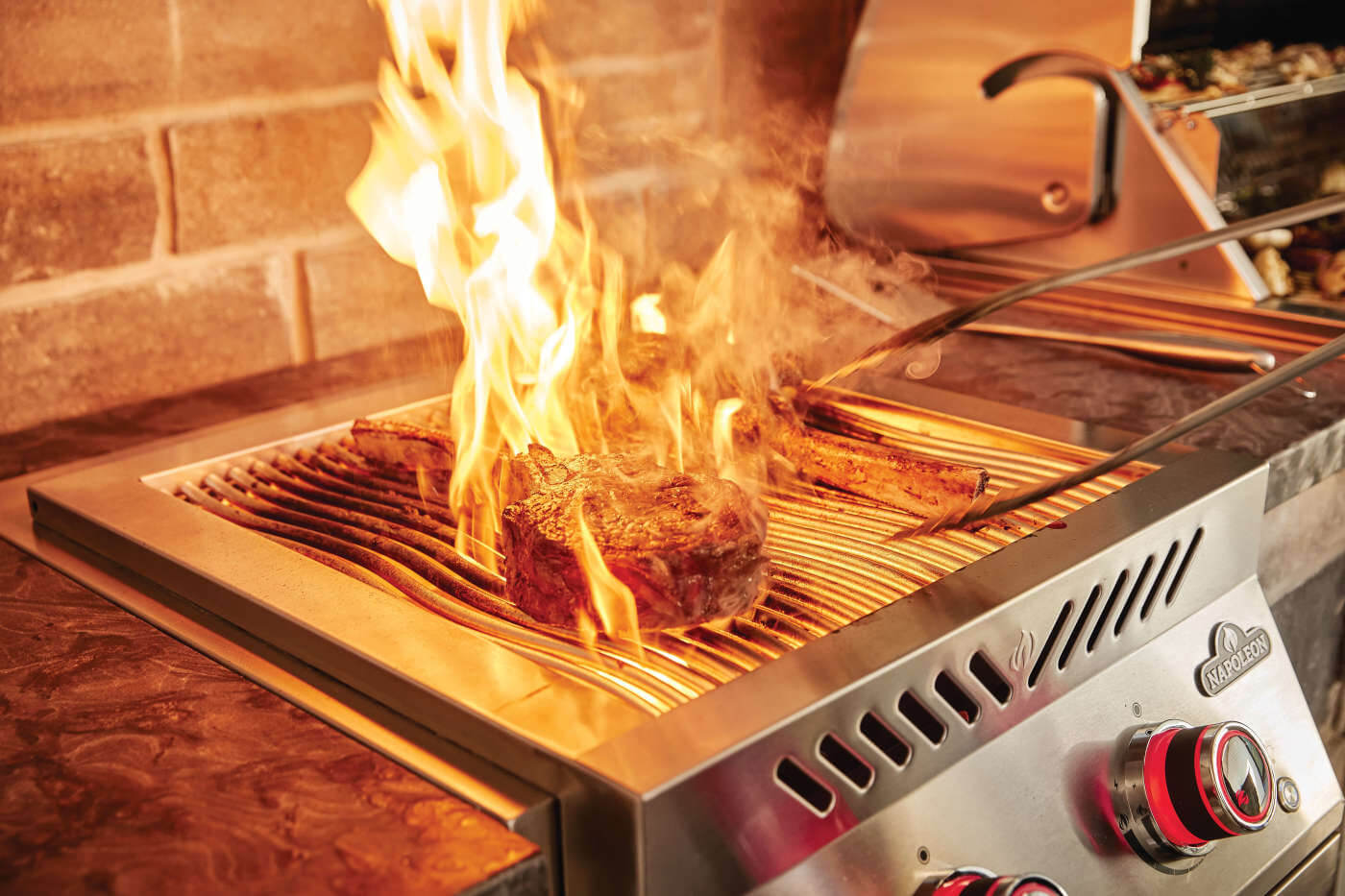 Built-In 700 Series Dual Infrared Burner | Stainless Steel Drop-In Burner | Infrared Sear Burner | Outdoor Kitchen Burner | Premium Gas Burner UK | Caterbitz