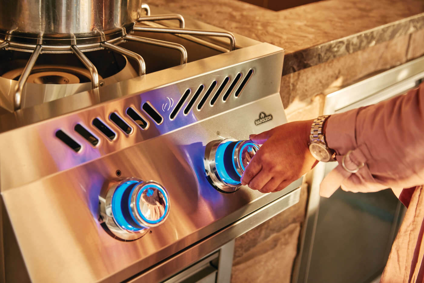 Built-In 700 Series Power Burner | Stainless Steel Side Burner | Two-Stage Gas Burner | Outdoor Kitchen Power Burner | Premium Gas Burner UK | Caterbitz