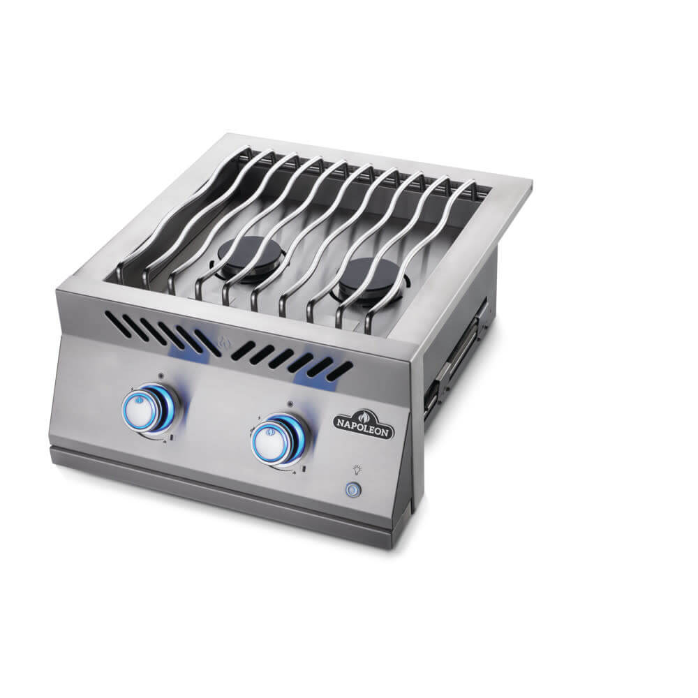 Built-in 700 Series Dual Range Top Burner | Drop-In Side Burner | JETFIRE Ignition | Stainless Steel Outdoor Kitchen Burner | Caterbitz UK