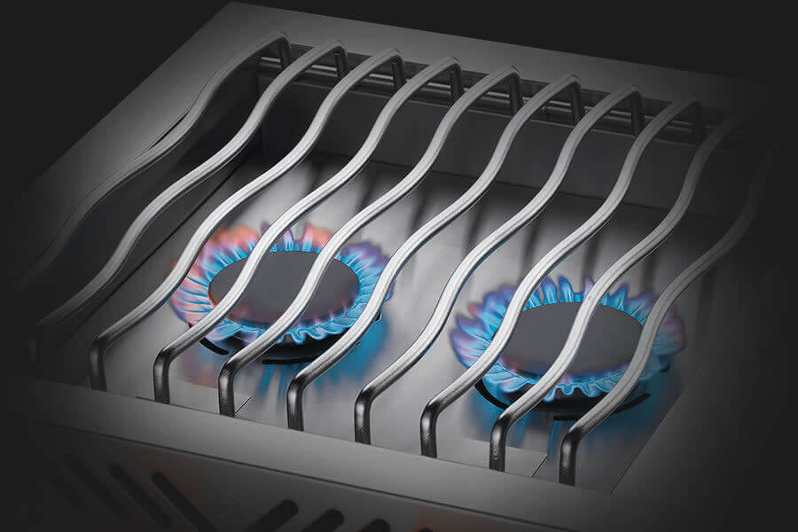 Built-in 700 Series Dual Range Top Burner | Drop-In Side Burner | JETFIRE Ignition | Stainless Steel Outdoor Kitchen Burner | Caterbitz UK