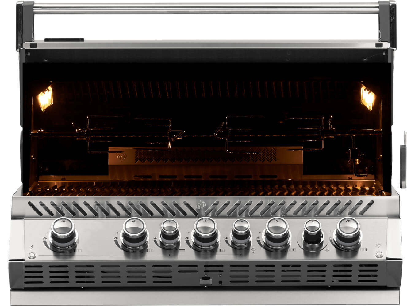 Built-in Prestige PRO 665 RB | 5 Burner Natural Gas Grill | Infrared Rear Burner | WAVE Stainless Steel Grids | Caterbitz UK