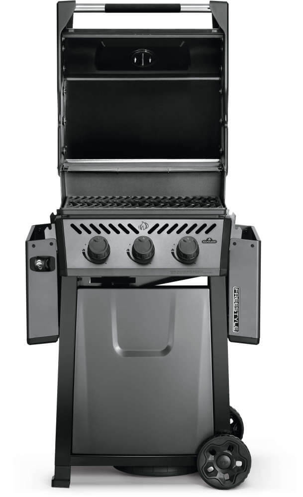 Freestyle 365 Gas Grill | Propane BBQ | JETFIRE Ignition | Cast Iron Cooking Grids | 3 Burner Grill | Outdoor BBQ UK | Caterbitz