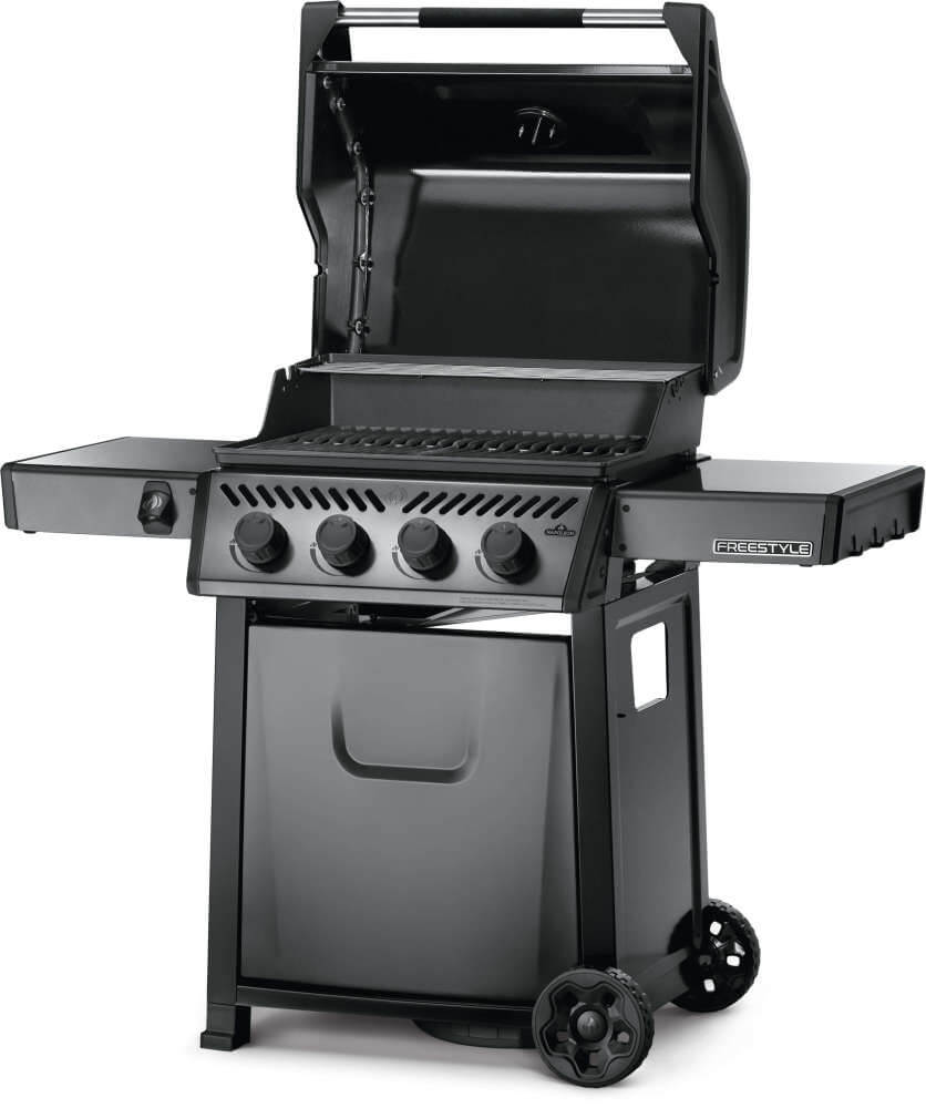 Freestyle 425 Gas Grill | Propane BBQ | JETFIRE Ignition | Cast Iron Grids | 4 Burner Grill | Outdoor Cooking | Caterbitz UK