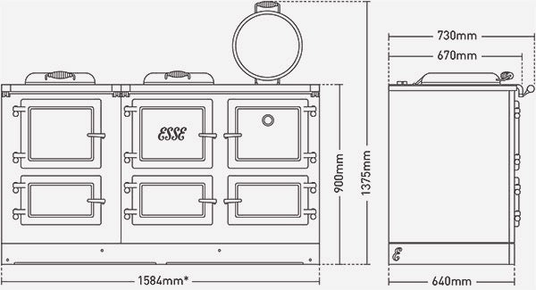 ESSE 1600 T Electric Range Cooker