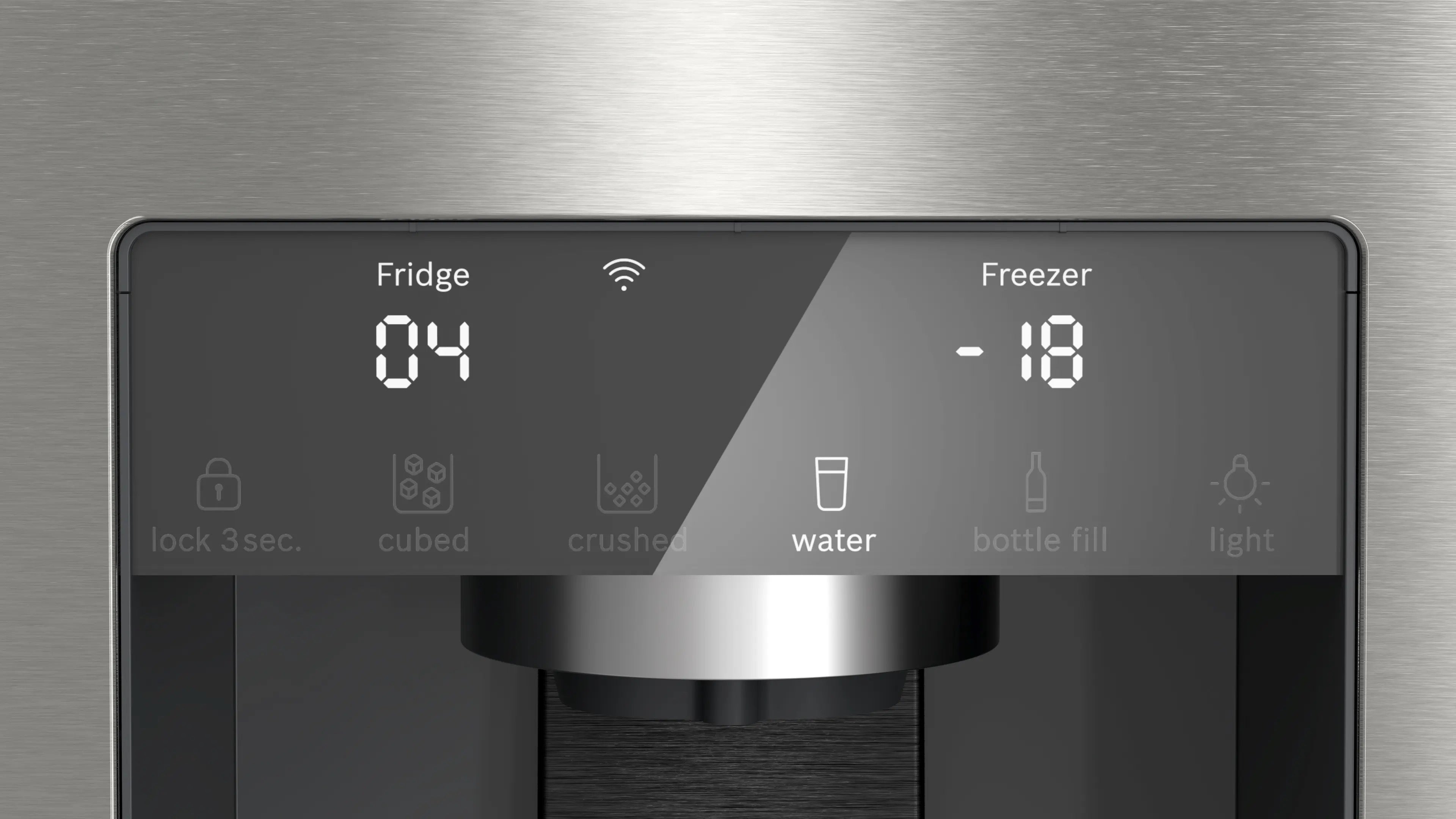 Bosch Series 6 Multi Door American Fridge Freezer 183 x 90.5 cm Stainless steel - KFI96APEAG