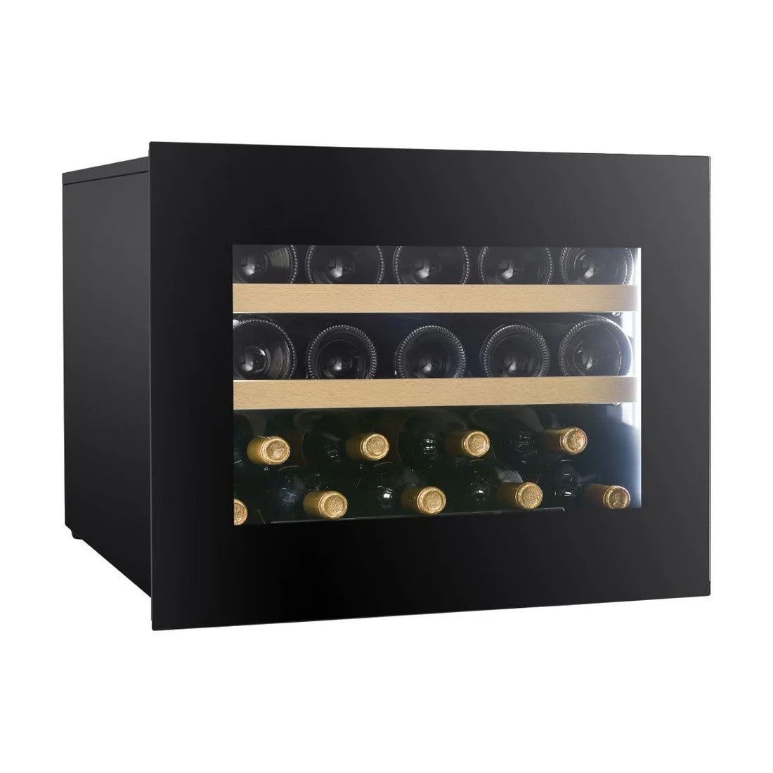 Dunavox Horizon - 19 Bottle - Handleless Integrated Wine Cooler - DVH-19.50B.TO