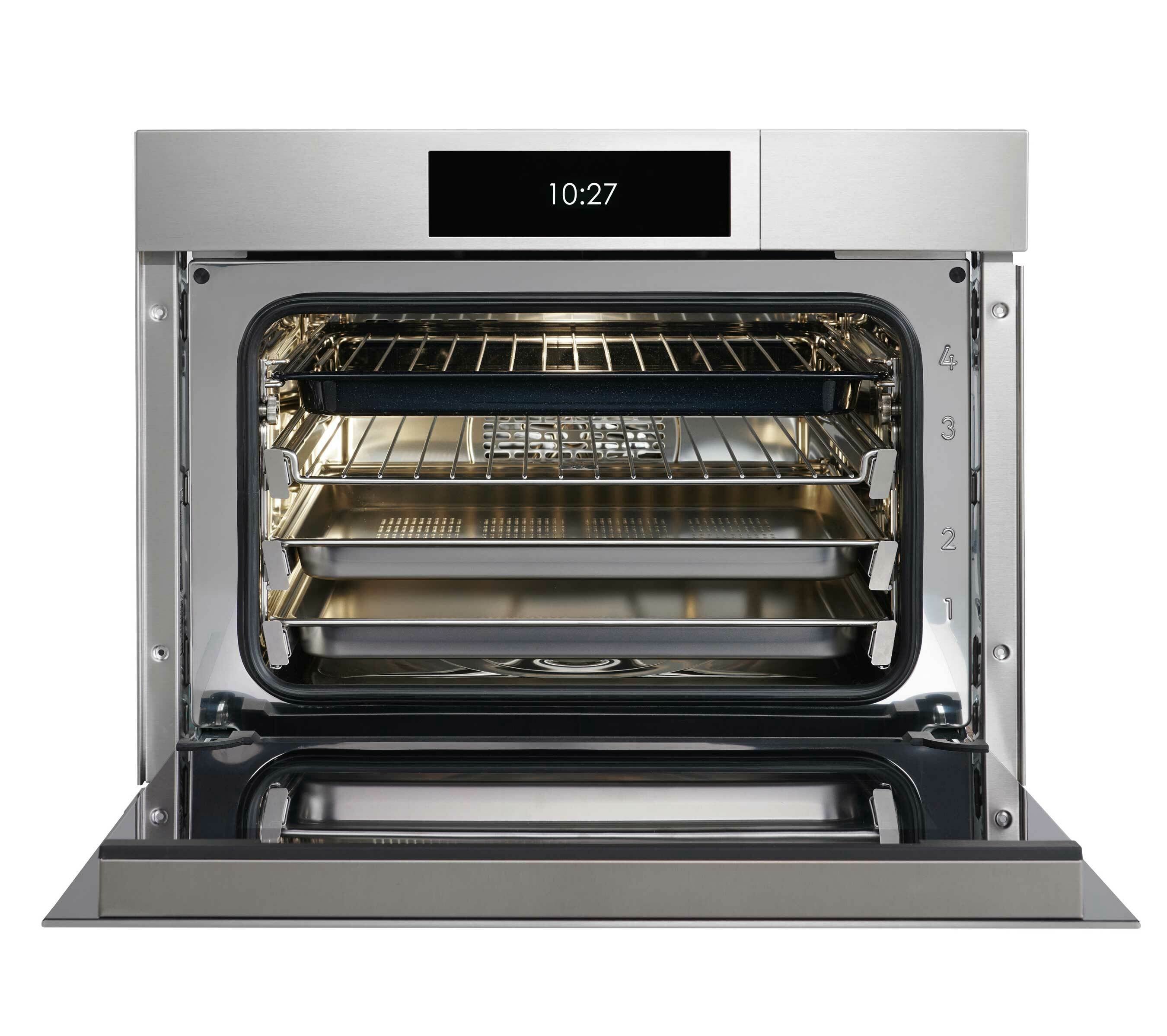Wolf M Series Contemporary Stainless Handleless Convection Steam Oven ICBCSO2450CM/S