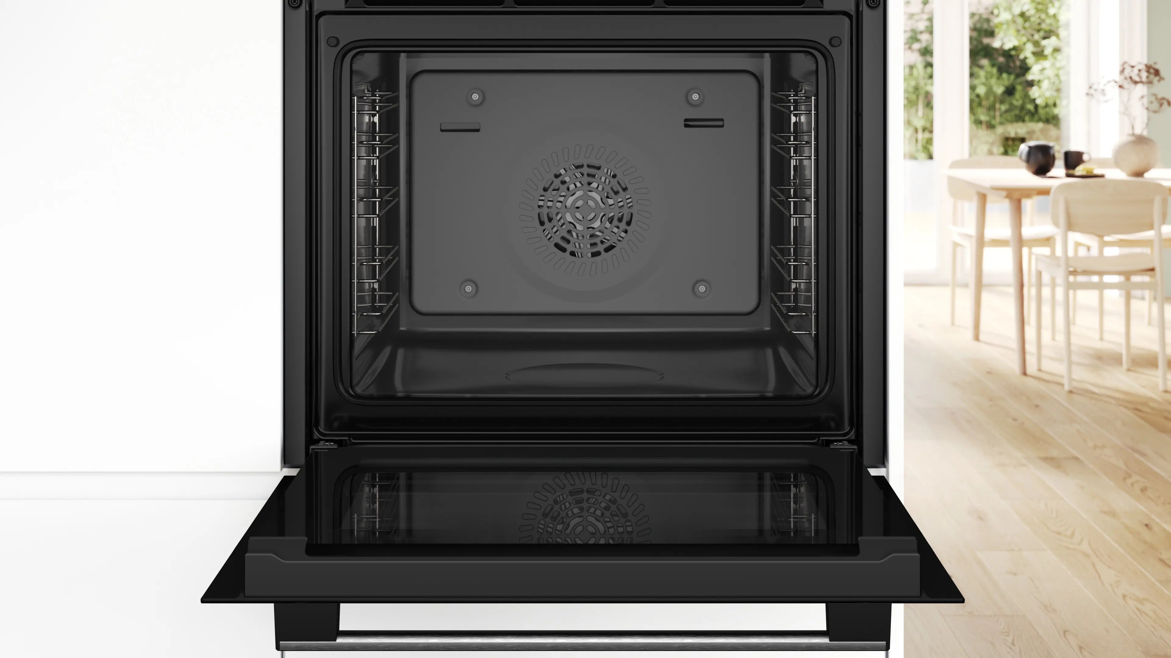 Bosch Series 4 Built-in oven with added steam function 60 x 60 cm Stainless steel - HQA534BS3B