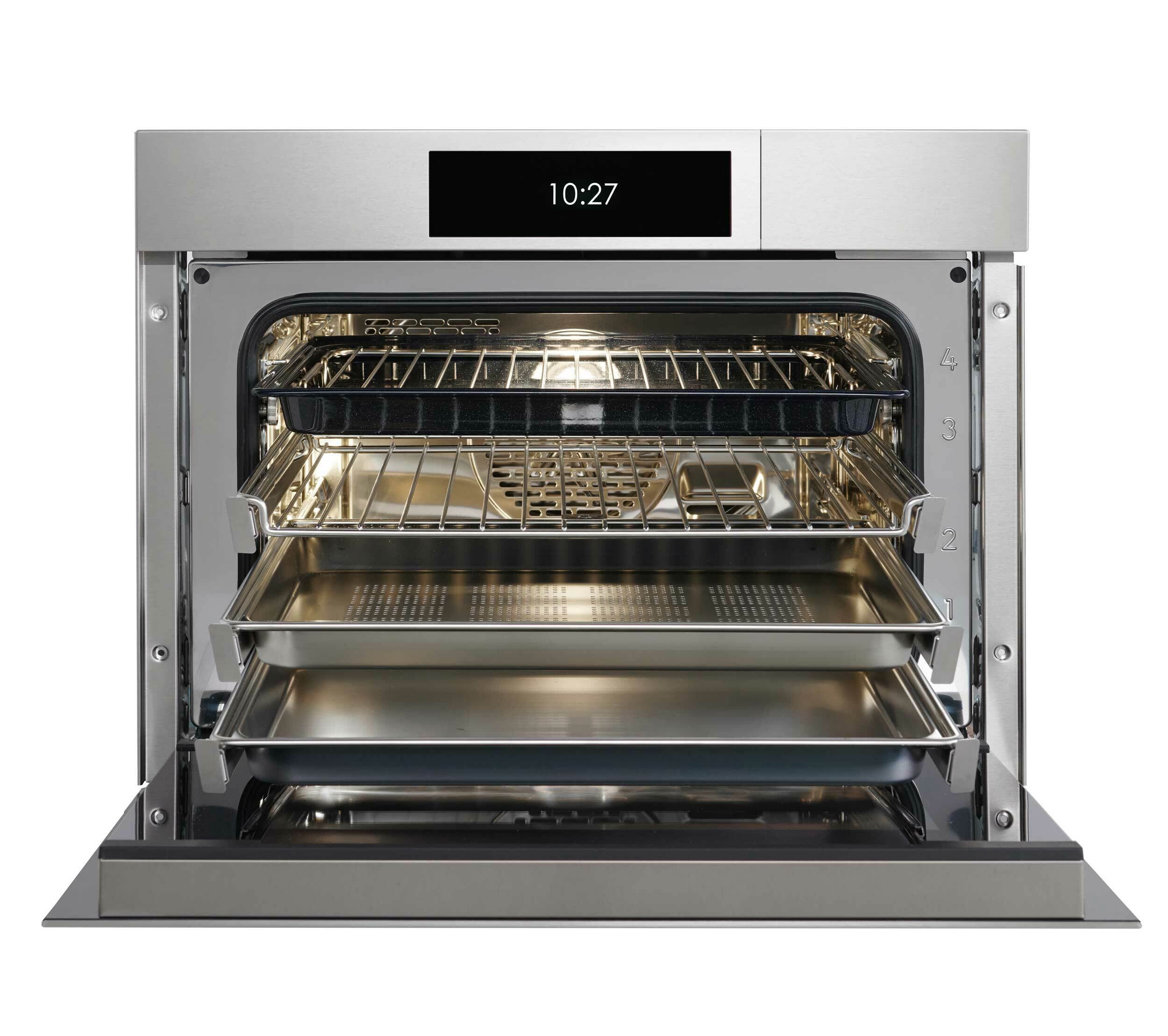 Wolf M Series Contemporary Stainless Handleless Convection Steam Oven ICBCSO2450CM/S