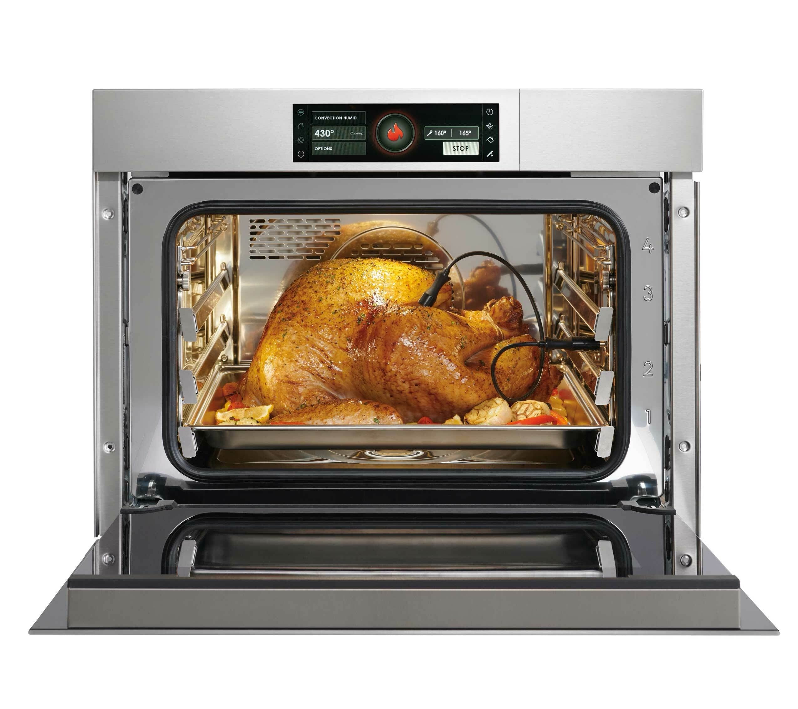 Wolf M Series Contemporary Stainless Handleless Convection Steam Oven ICBCSO2450CM/S