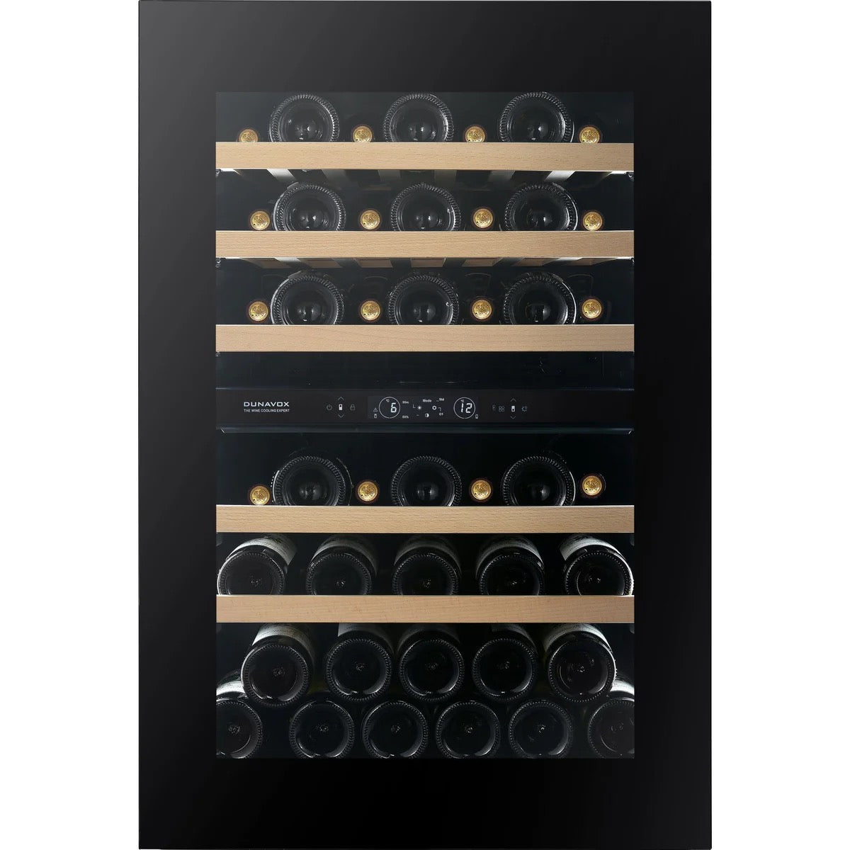 Dunavox Horizon - Dual Zone 44 Bottle - Integrated Wine Cooler - DVH-44.120DB.TO