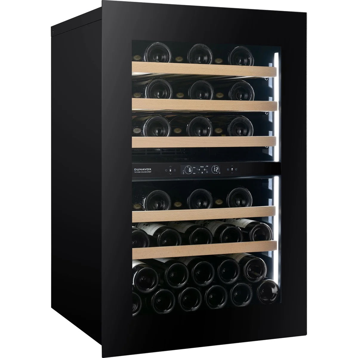 Dunavox Horizon - Dual Zone 44 Bottle - Integrated Wine Cooler - DVH-44.120DB.TO